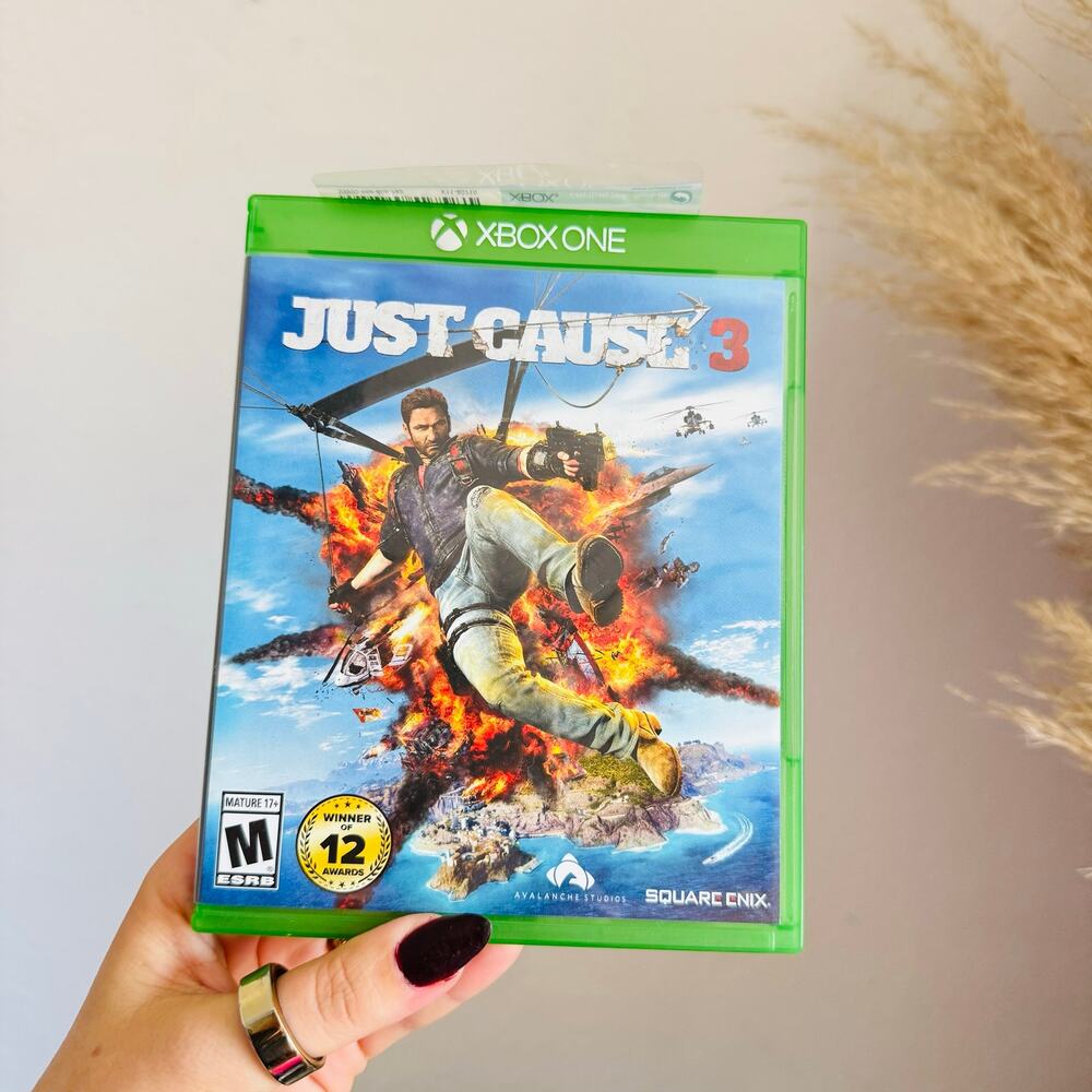 XBOX ONE Just Cause 3 Classic Retro Gaming Disc Green Case Video Game